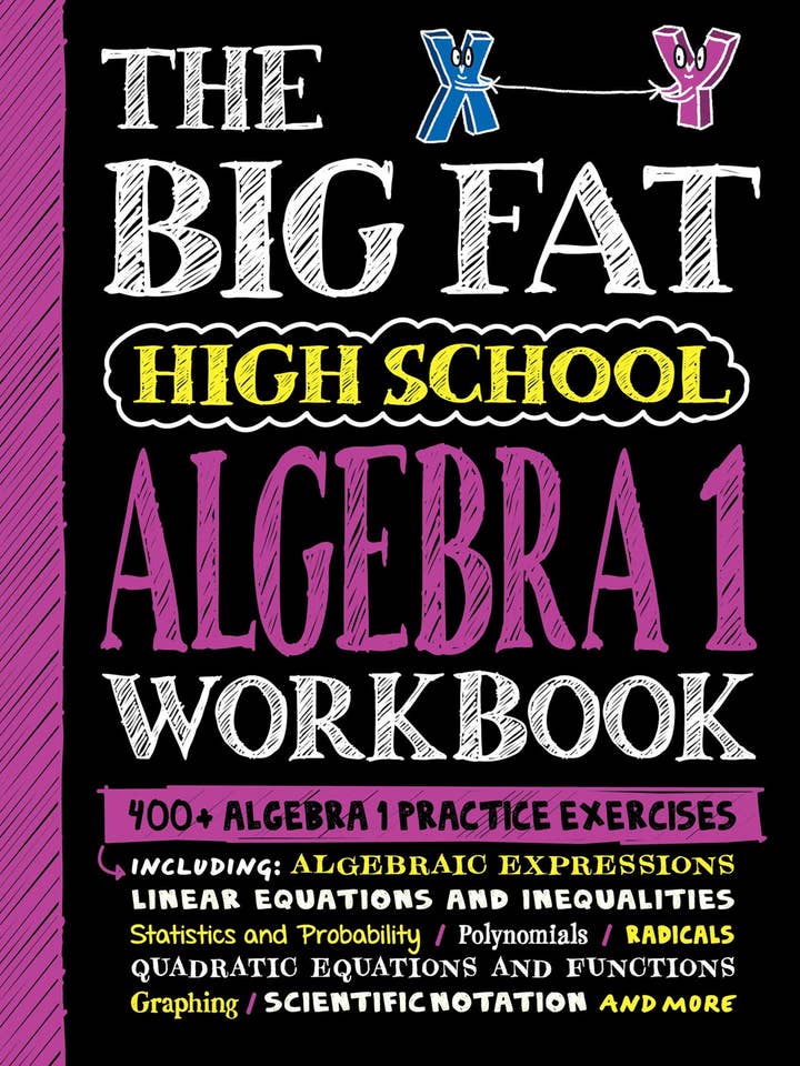 Big Fat High School Algebra 1 Workbook for wholesale by Texas Bookman