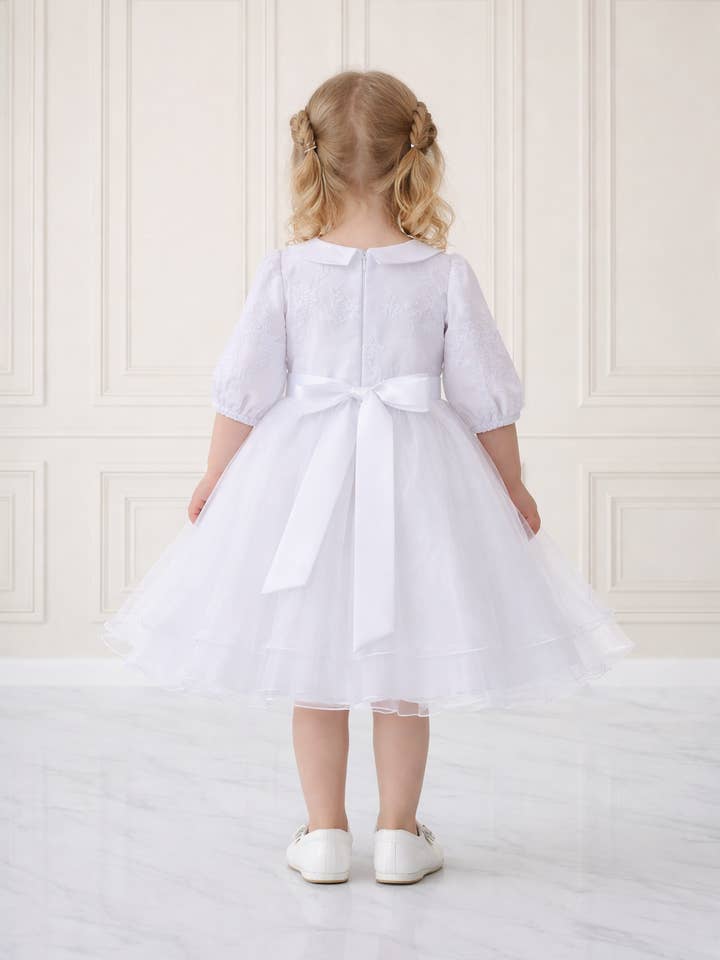 Bajabella – Engroshandel Kjole - Baby – Ny! Dåbskjole til piger, dåbskjole, babytøj til piger4