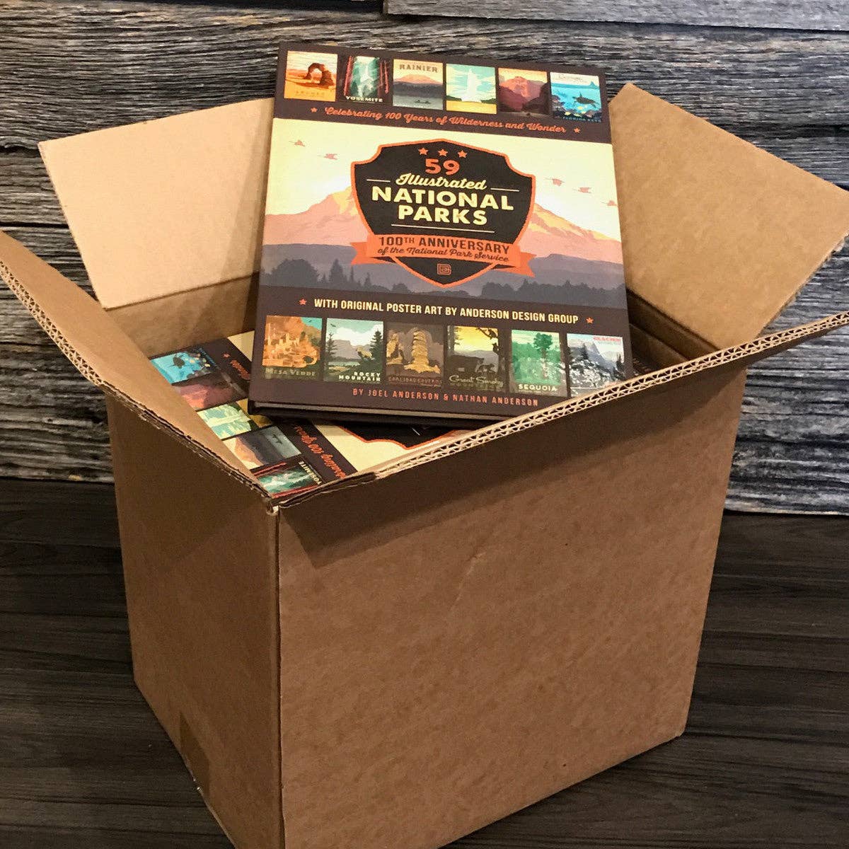 Anderson Design Group - Venta al por mayor Libro decorativo - Libro de mesa de café de tapa dura con tapa dura de 59 parques nacionales: centenario (superventas)14