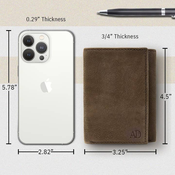 Access Denied Accessories - Wholesale Wallet - Men's - Trifold Wallets for Men Slim RFID Blocking Wallet Gifts Man48