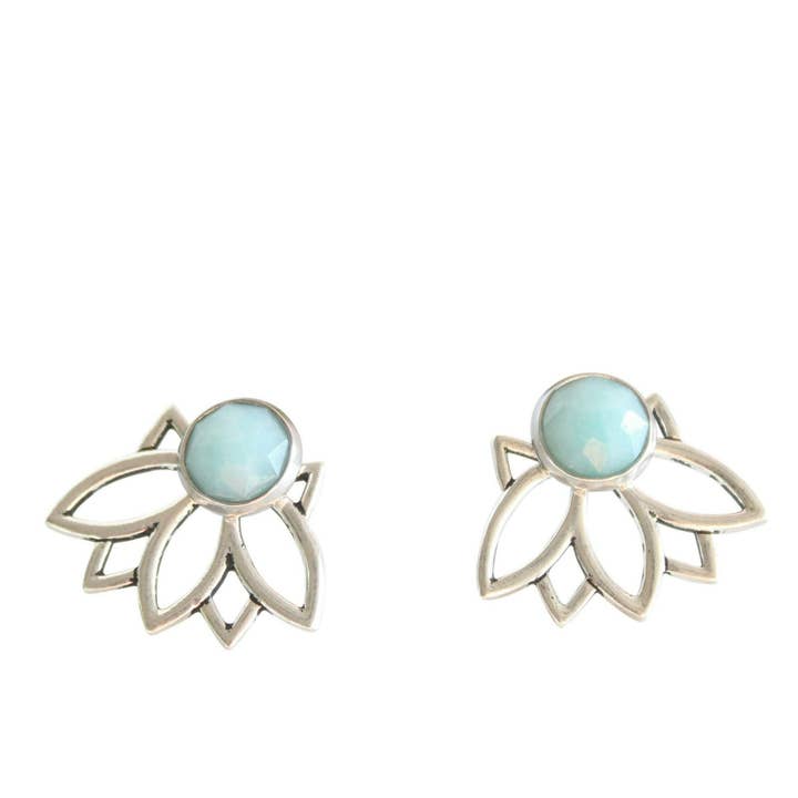 3-in-1 Lotus Ear Jackets for wholesale by Carolyn Hearn Designs