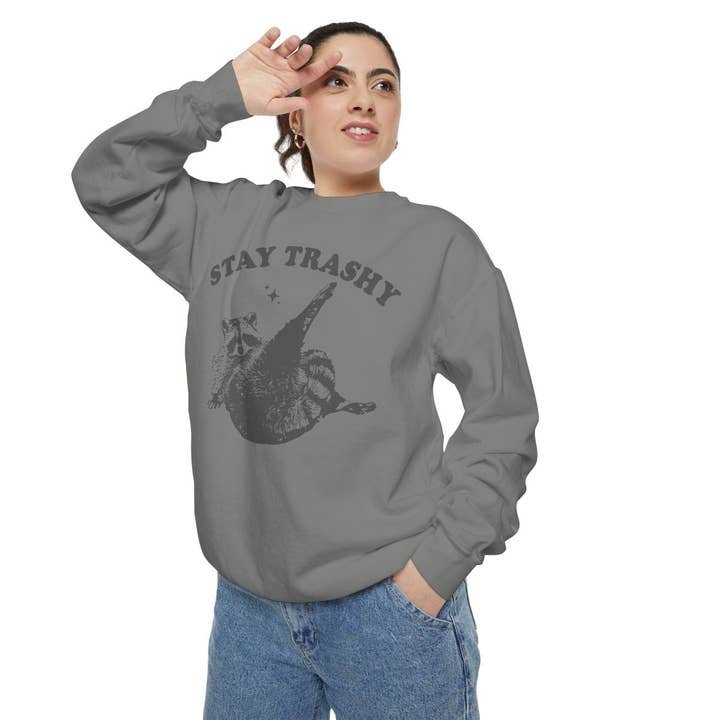 Stay Trashy Crew for wholesale by Selenite Studio