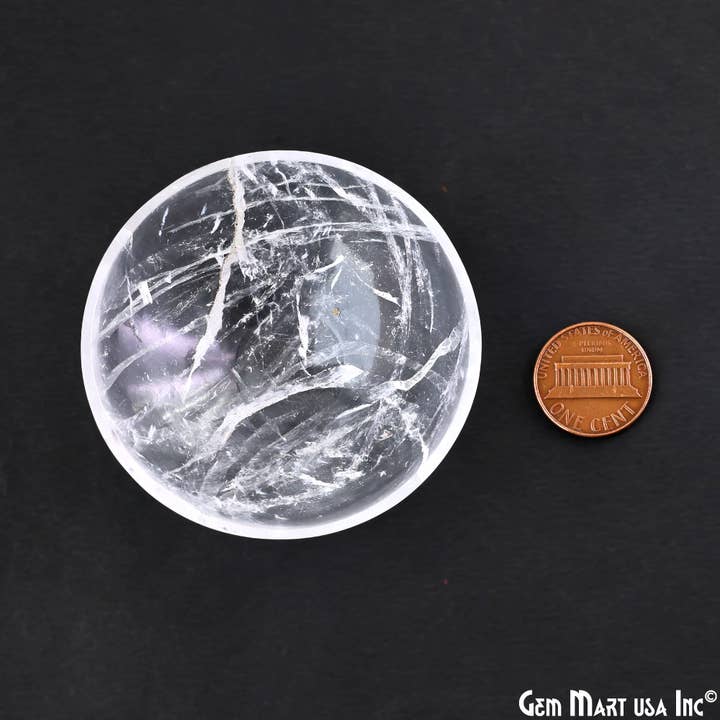GemMartUSA – wholesale Decorative plate/dish/bowl – Natural Crystal Mini Carved Gemstone Bowl Cup 2 inch4