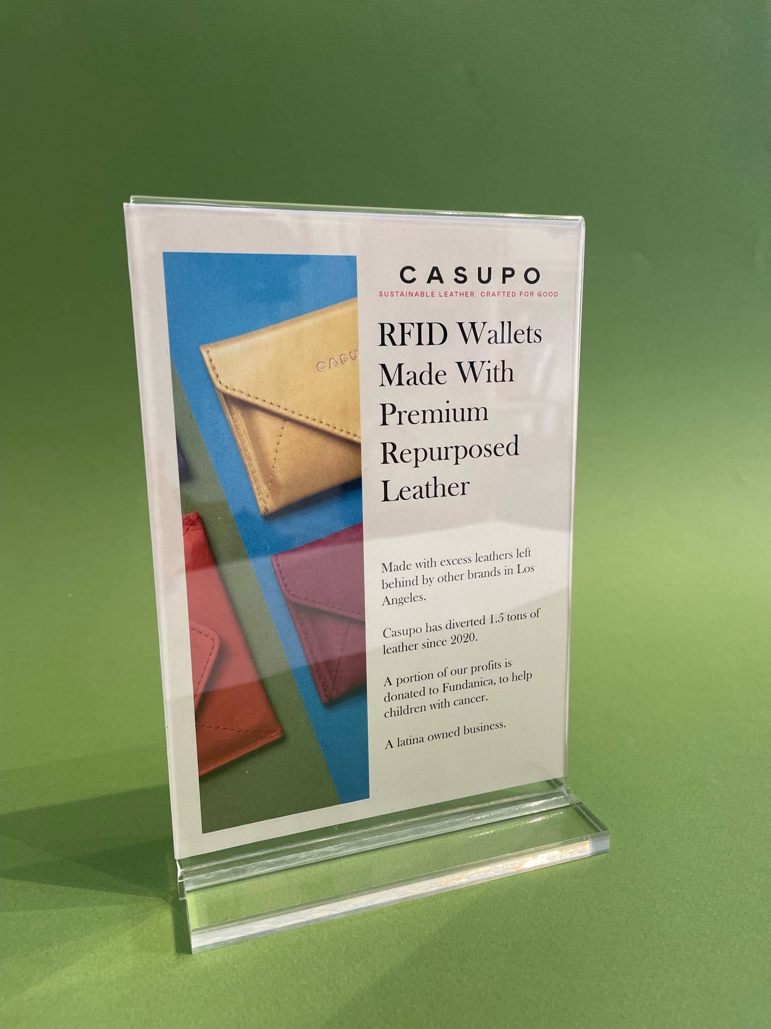 CASUPO - Vendita all'ingrosso Portafoglio - Unisex - Portafoglio Minimalista RFID - Porta Carte Sottile - Verde7