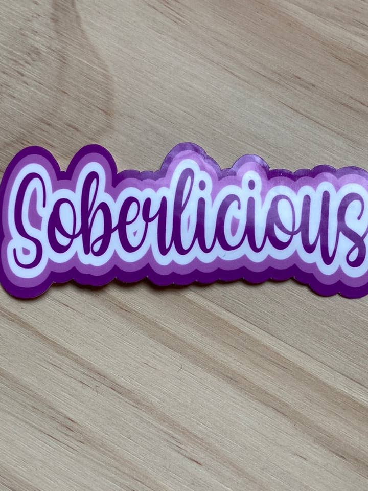 Soberlicious Purple for wholesale by Carey Dailey Creations