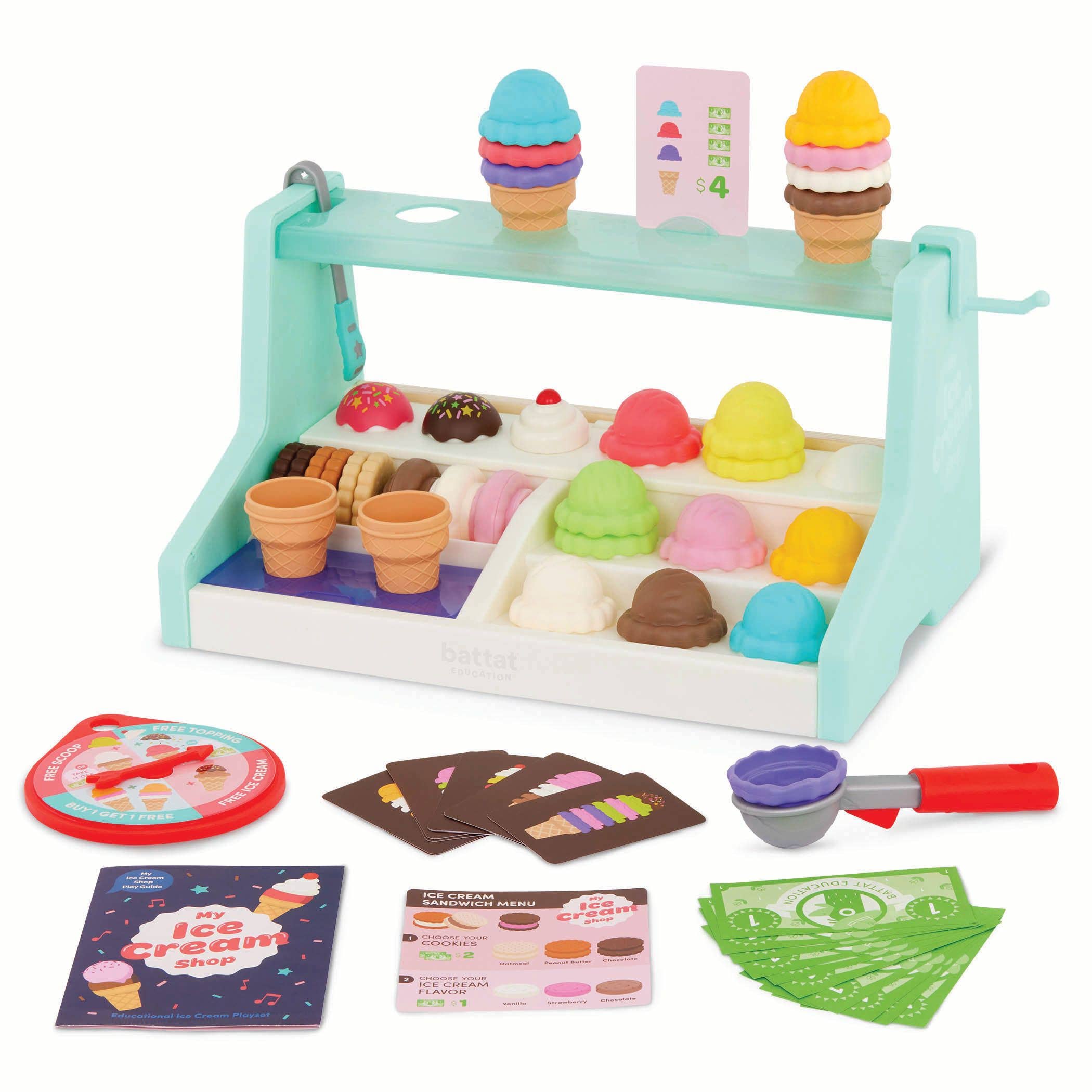 US Toy Company - Wholesale Toy Set - Kids - Ice Cream Shop Playset by Battat1