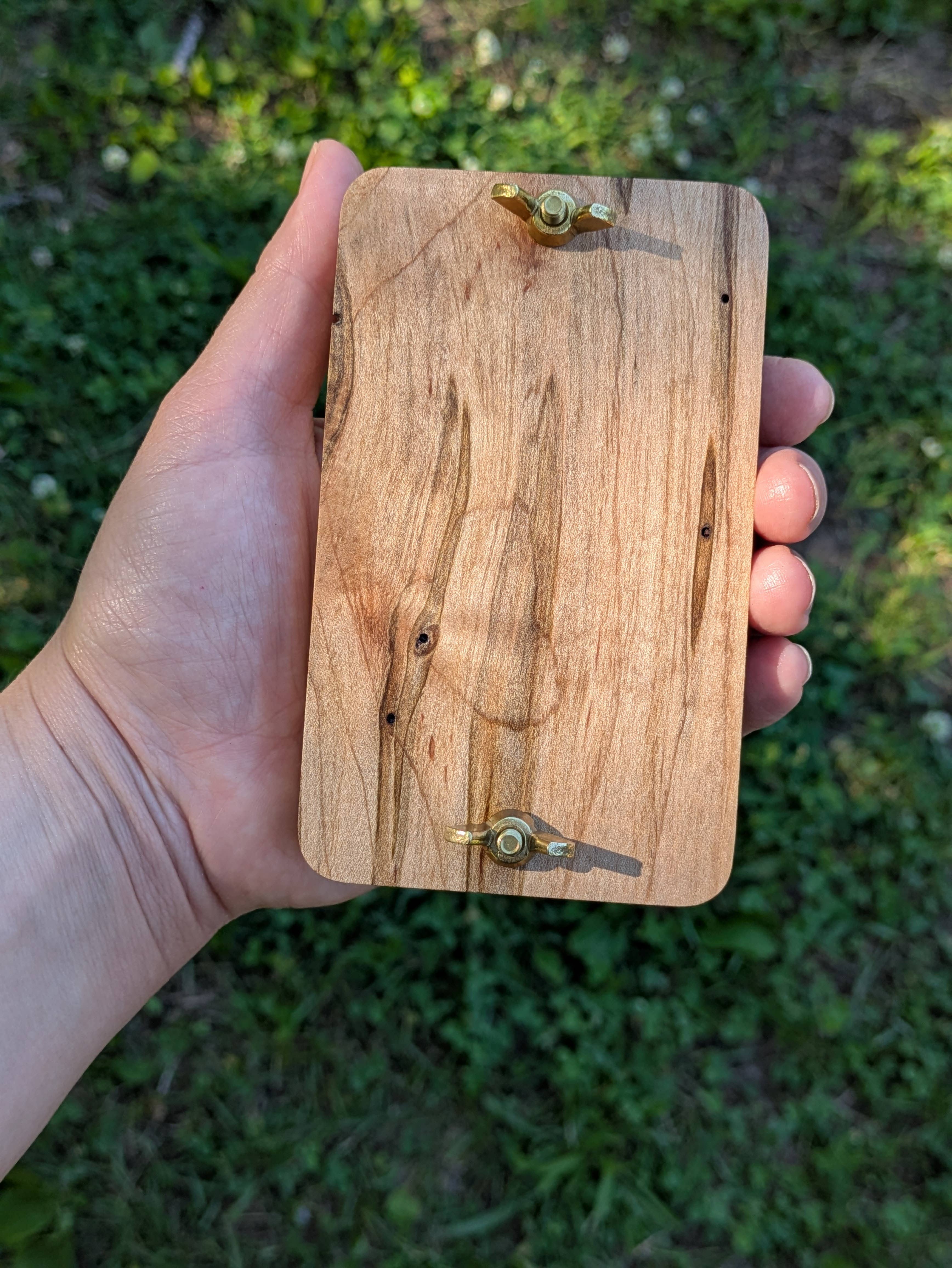 Macon Makes - Wholesale DIY Craft Kit - Pocket Flower Press Made From Genuine Hardwood | 3"x5"5