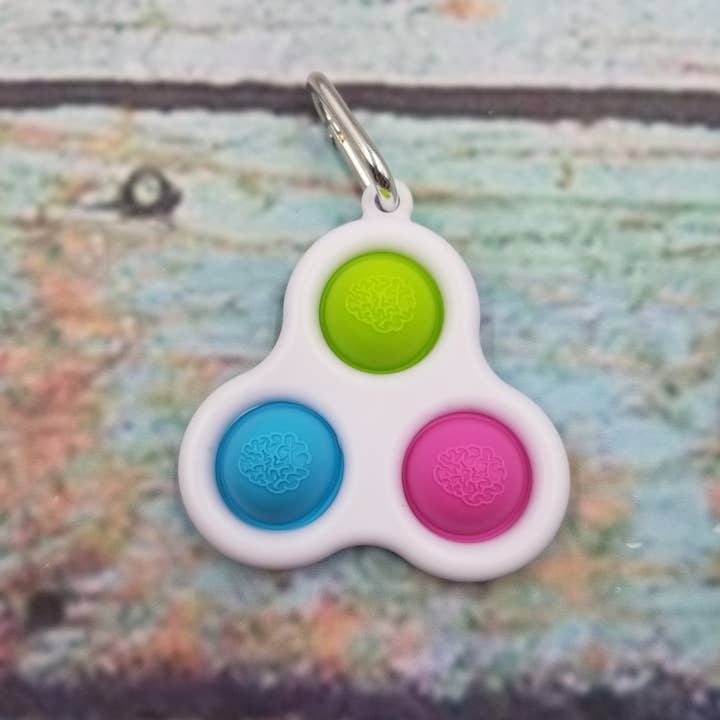 MIAS SHOP – wholesale Fidget toy – Kids – Pop Triple Dimple Keychain Fidget Sensory Toy1
