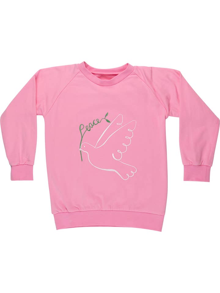 Sudadera para bebé y niño Peace Out para venta al por mayor de Wauw Capow by Bangbang Copenhagen