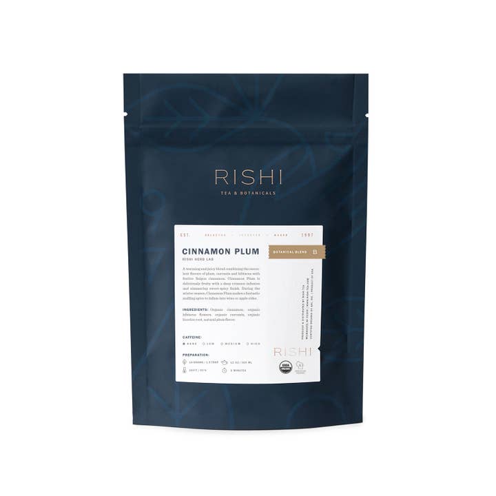 Rishi Tea & Botanicals - Wholesale Loose Tea - Cinnamon Plum Organic Loose Herbal Tea (4 oz)1