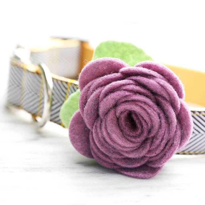 Mimi Green - Wholesale Pet Collar - Dog - Dog Collar Rose Flower16