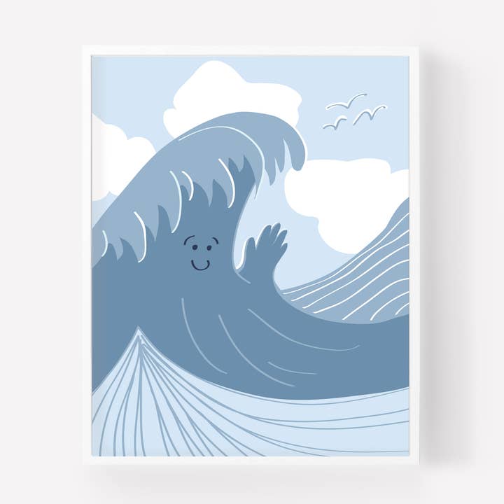 Stampa Wave - Stampa 8 x 10 per la vendita all'ingrosso da parte di Dote Note + Gift