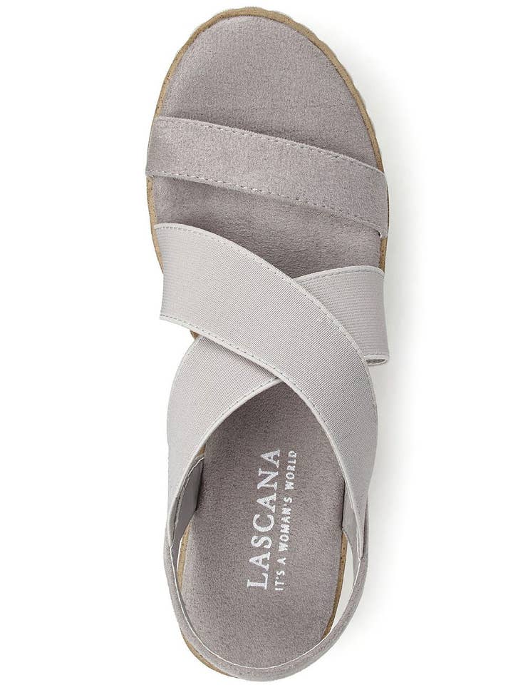 Lascana - Wholesale Sandals - Women's - LASCANA Women's Ankle Strap Wedge Sandals