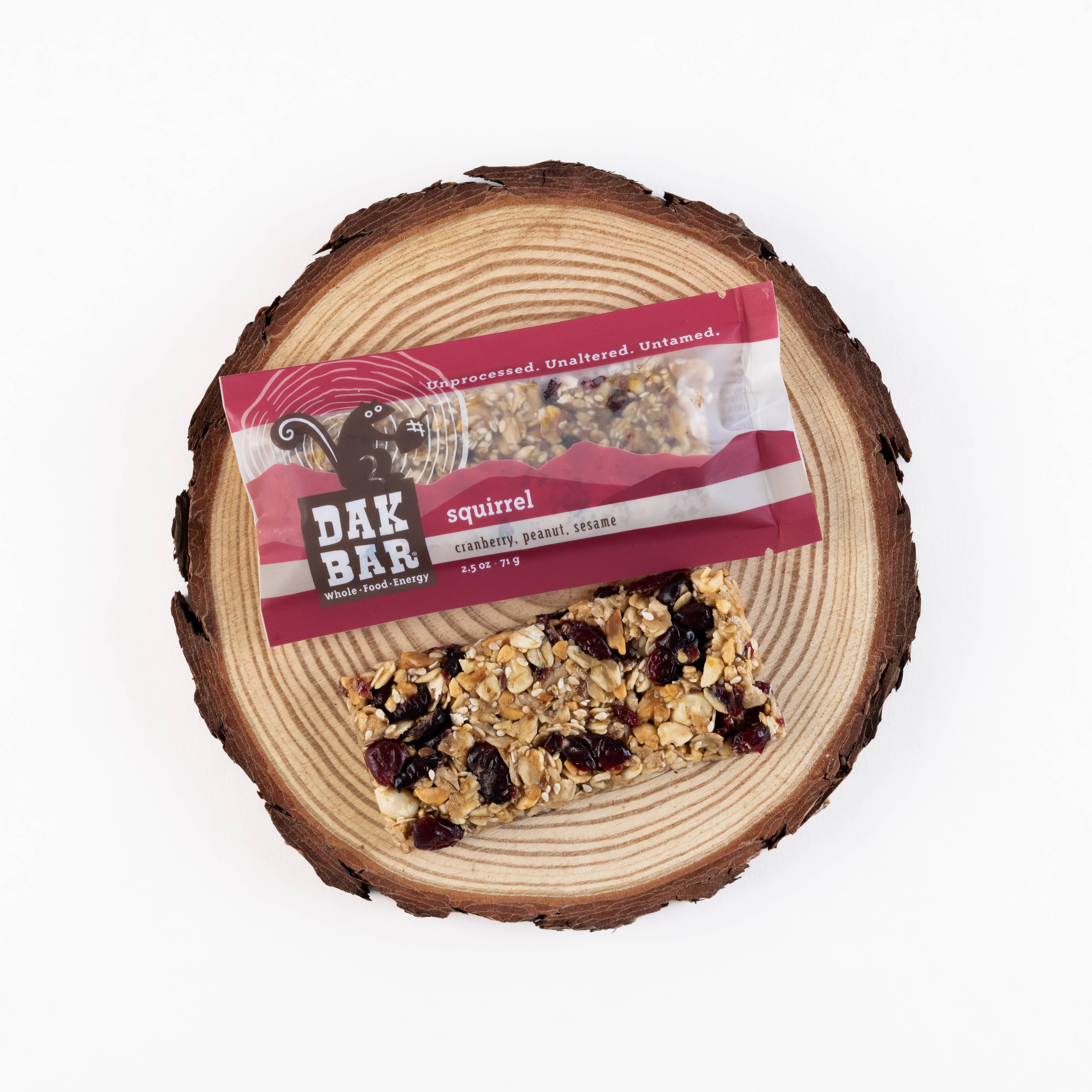 Dak Bar - Wholesale Snack Bar - Squirrel Bar - Peanut, Cranberry & Sesame Seed Snack Bar4
