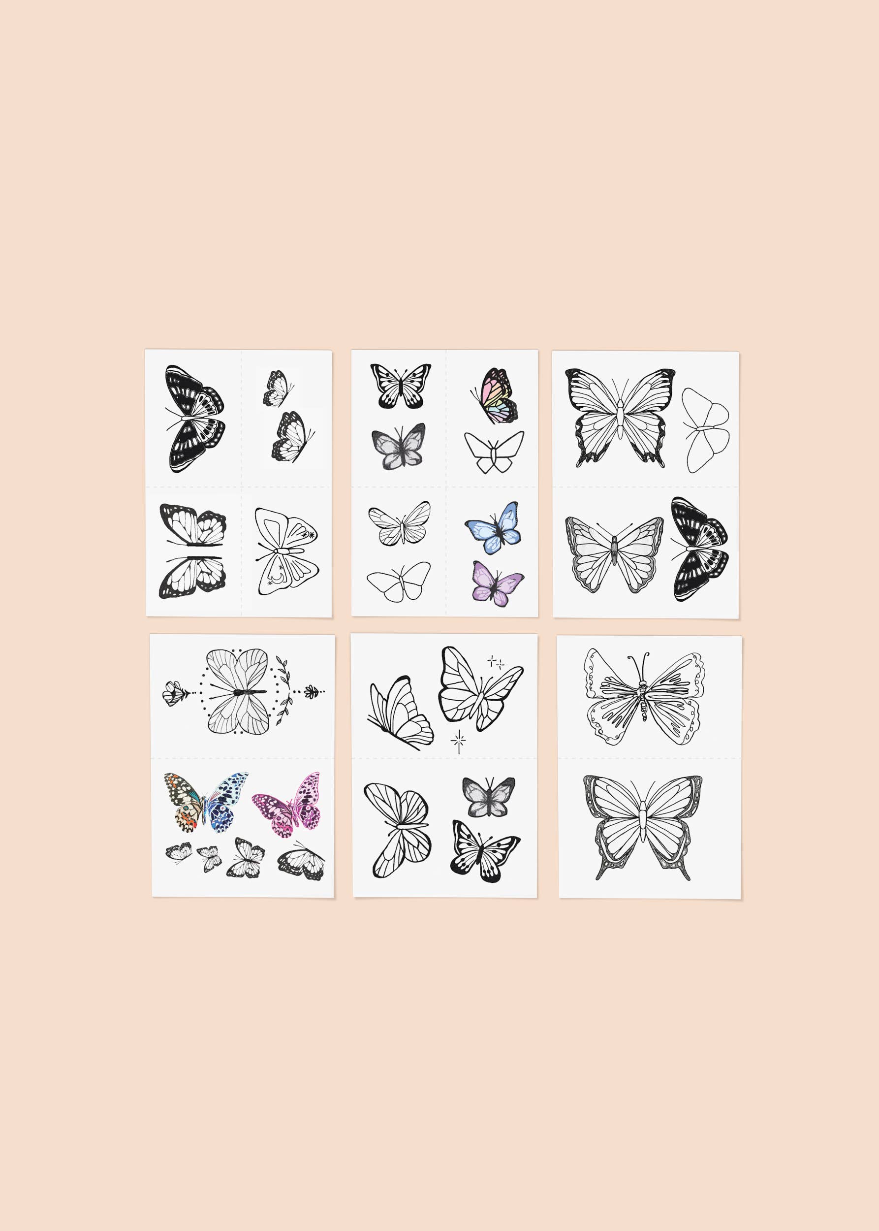 INKED by Dani - Wholesale Temporary Tattoo - Butterfly Dreams Temporary Tattoo Pack16