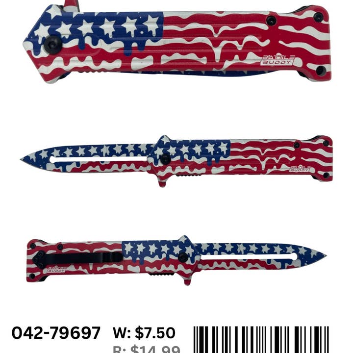 Smithco Distributing - Wholesale Pocket Knife/Holder - Battle Buddy Knives, Pocket Knife124