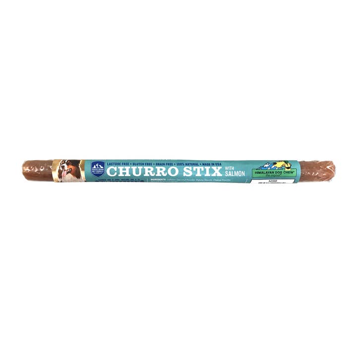 Himalayan Pet Supply - Wholesale Pet Treats - Dog - Himalayan Dog Chew Churro 10" Salmon0