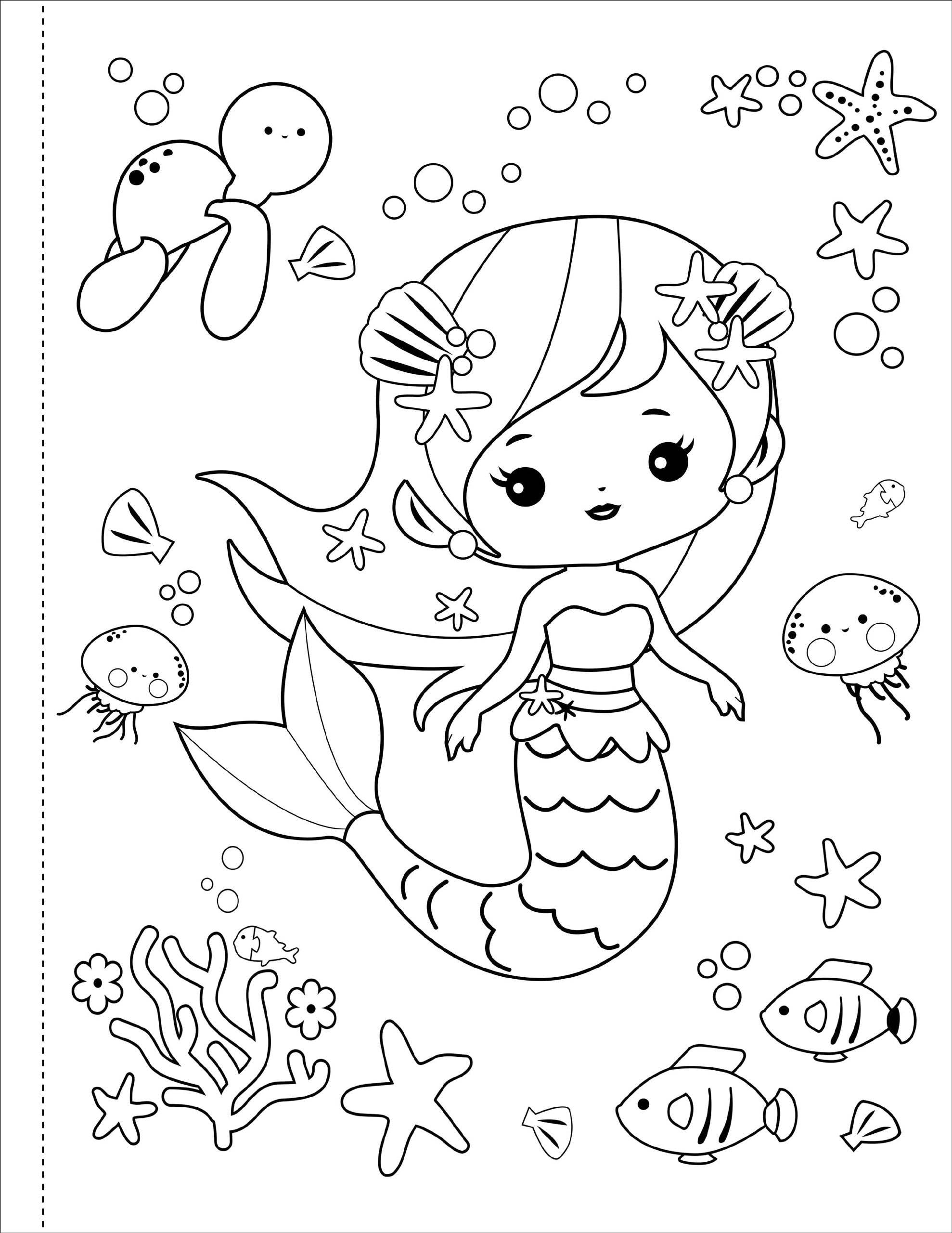 Peter Pauper Press - Wholesale Coloring & Activity Book - Kids & Baby - Mermaids Coloring Book!4