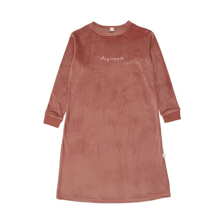 Stay Cozy Nightgown- Rose for wholesale by Pouf