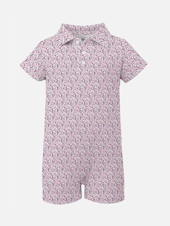 Limited Edition Americana Infant Boys' Romper Onesie for wholesale by Garb, Inc.
