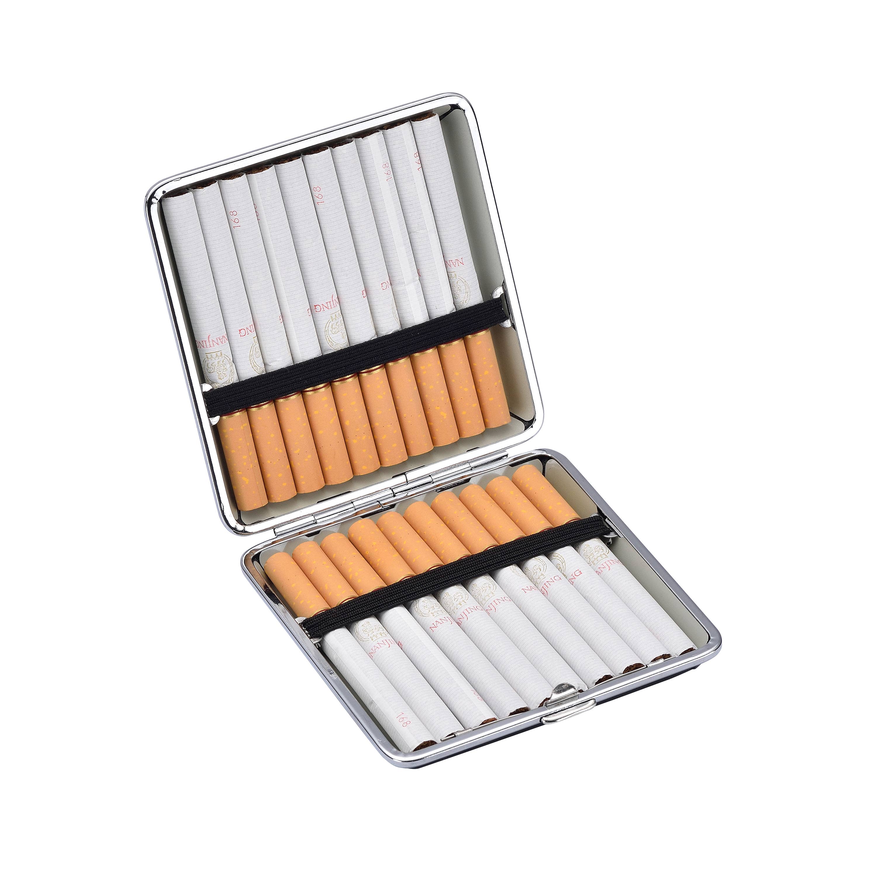 Champ by Polyflame - Wholesale Cigarette Case - Brown and black cigarette cases x125