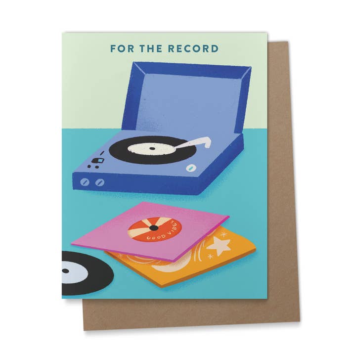 Para o cartão de felicitações Record por atacado de Ana Peake