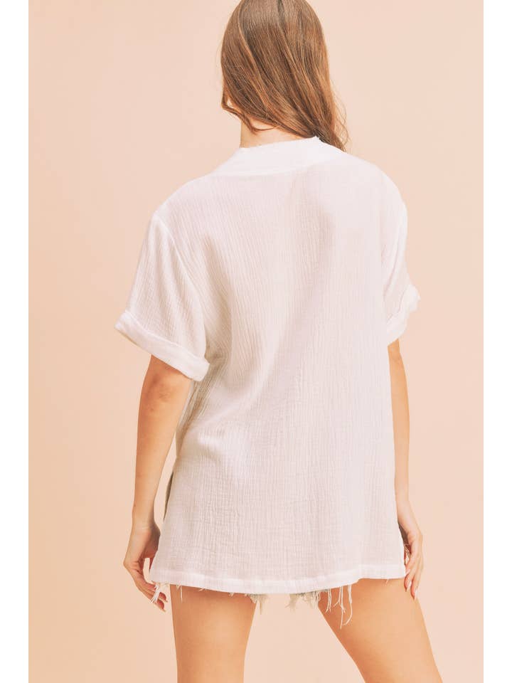 AEMI + CO - Wholesale Blouse - Women's - 8167BK Trudie Top