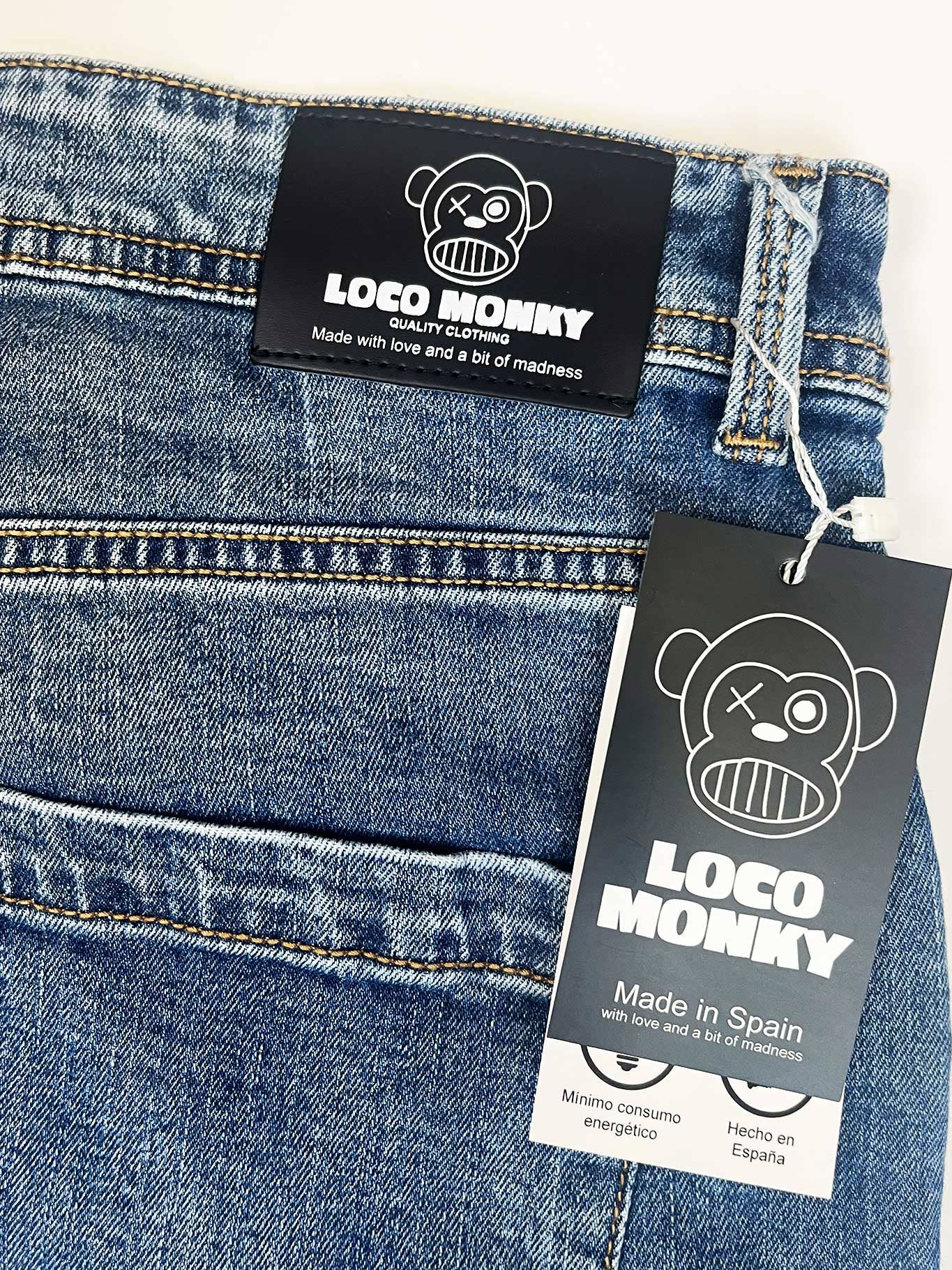 LAVÉ Jean Lemur pour homme de Loco Monky en vente sur Faire4