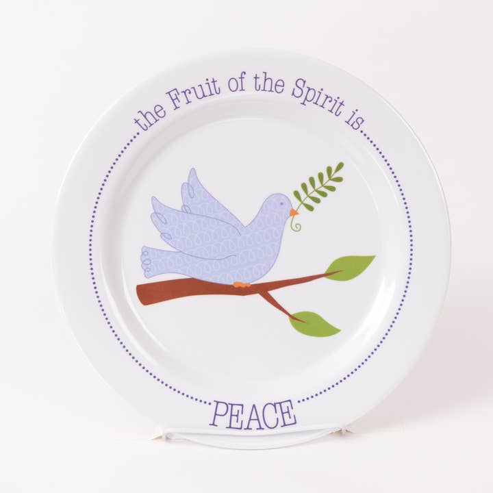 Peace Plate for wholesale by Fruit-Full Kids
