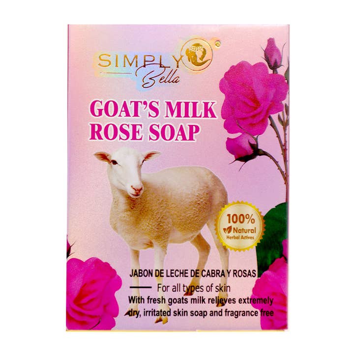 PINEAPPLE Beauty - Vente Nettoyants pour le visage - Savon au Lait de Chèvre Rose Simply Bella SIM024 - 12