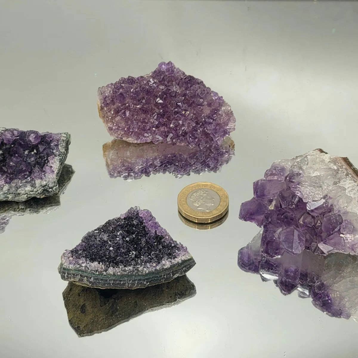 Distinction Crystals - Wholesale Spiritual Stone/Crystal - Amethyst Crystal Cluster Small Batch Deal3