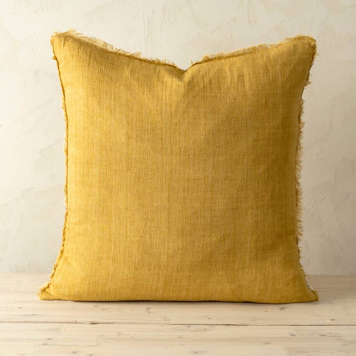 Lina Linnen kussen Honey 24x24 voor wholesale door INDABA HOME