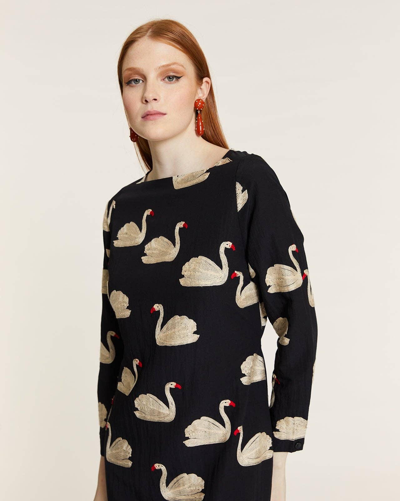 Pepaloves - Wholesale Dress - Women's - MAXIVESTIDO BORDADO CISNES3