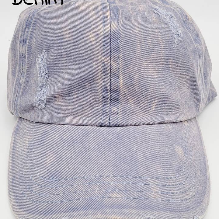 Treasure Bank - Wholesale Ponytail Cap - Women's - PONYFLO Distressed Cotton Ponytail Cap6