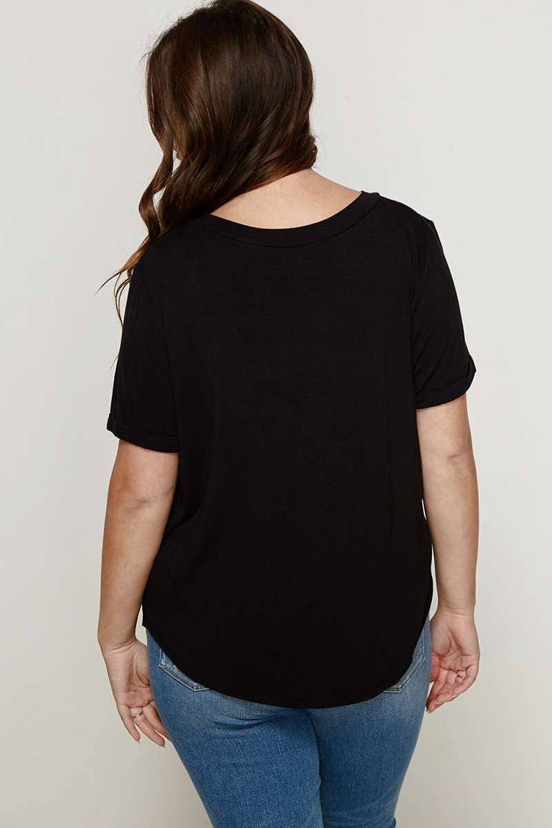 mittoshop - Wholesale T-Shirt - Women's - PLUS BAMBOO CASUAL T SHIRT2