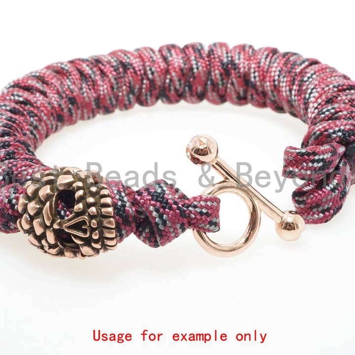 BestBeads&Beyond – wholesale Lås – Antik stil Paracord lås, Paracord Survival Armband Lås, Mäns smycken fynden,14x24x5mm, sku #Y118