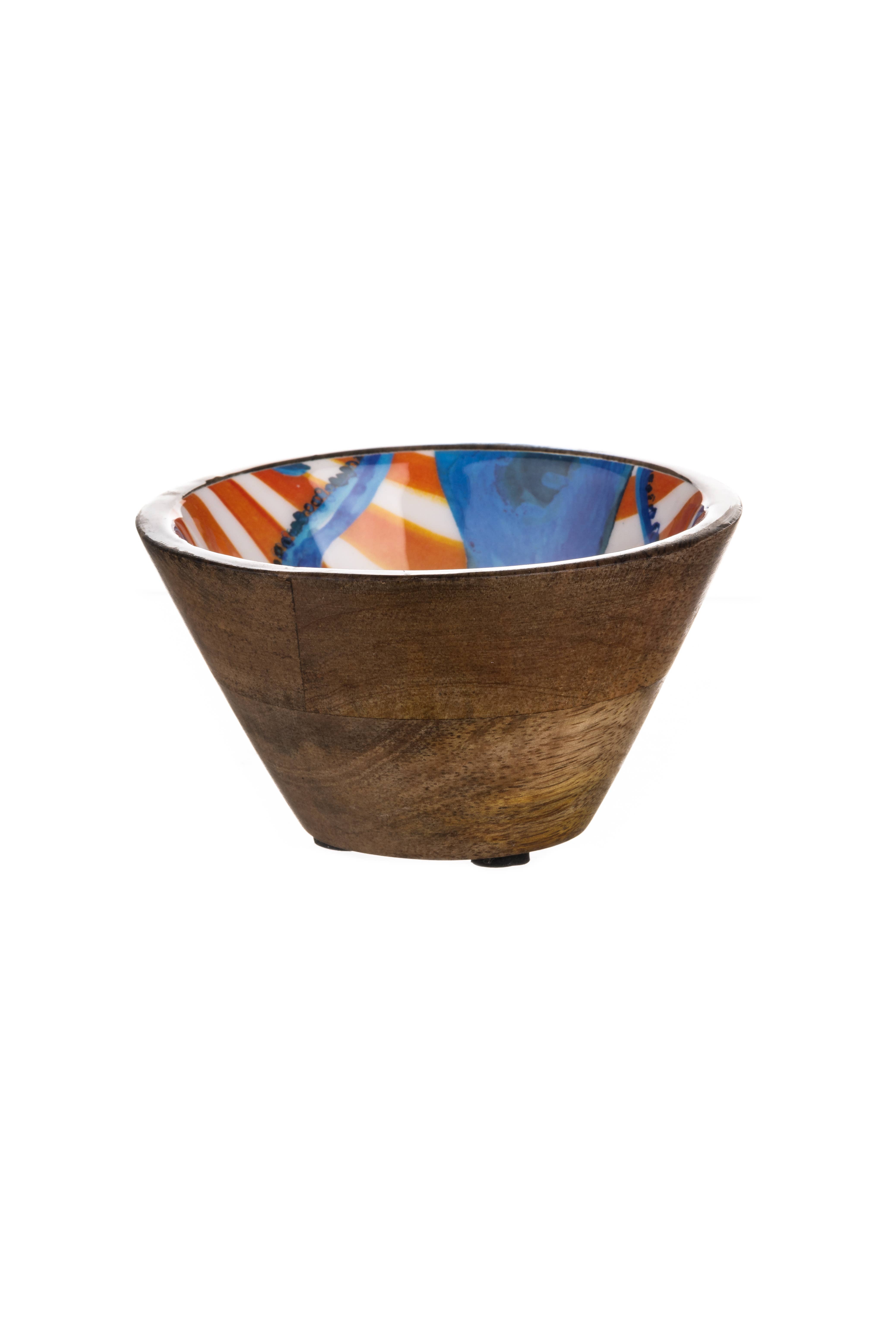 Shoeless Joe Ltd – wholesale Decorative plate/dish/bowl – Octopus On Orange Nibble Bowl1