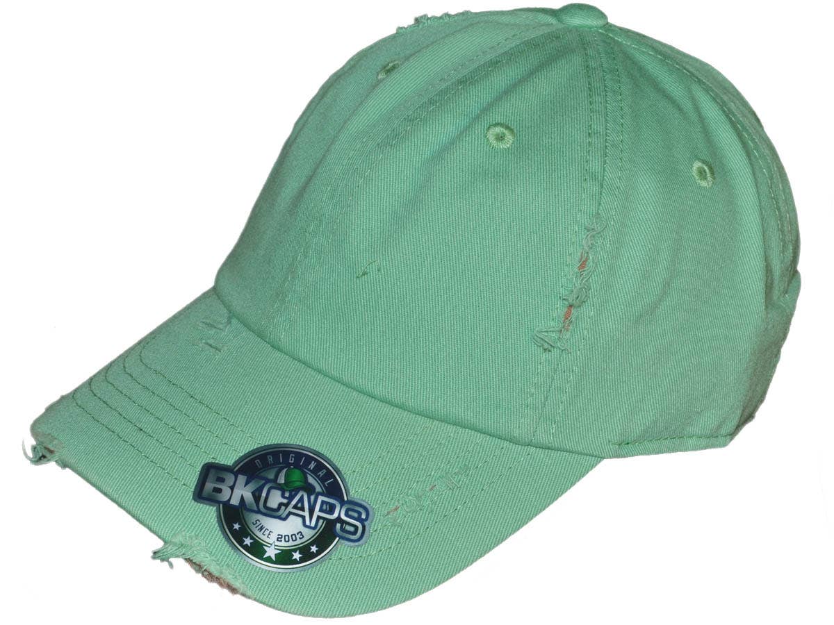 Buck Wholesale - Vendita all'ingrosso Cappellino da baseball - Unisex - Cappello vintage da papà, in cotone di alta qualità, a basso profilo, strappato10