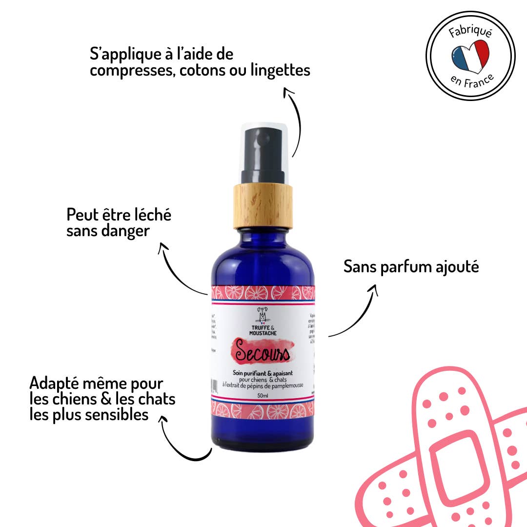 Truffe & Moustache - Wholesale Pet Grooming Aid - Dog - Purifying and anti-itch treatment, "Relief"2