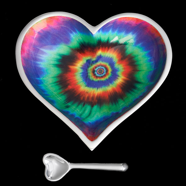 Inspired Generations - Wholesale Serve Bowl - Happy Groovy Heart with Heart Spoon1