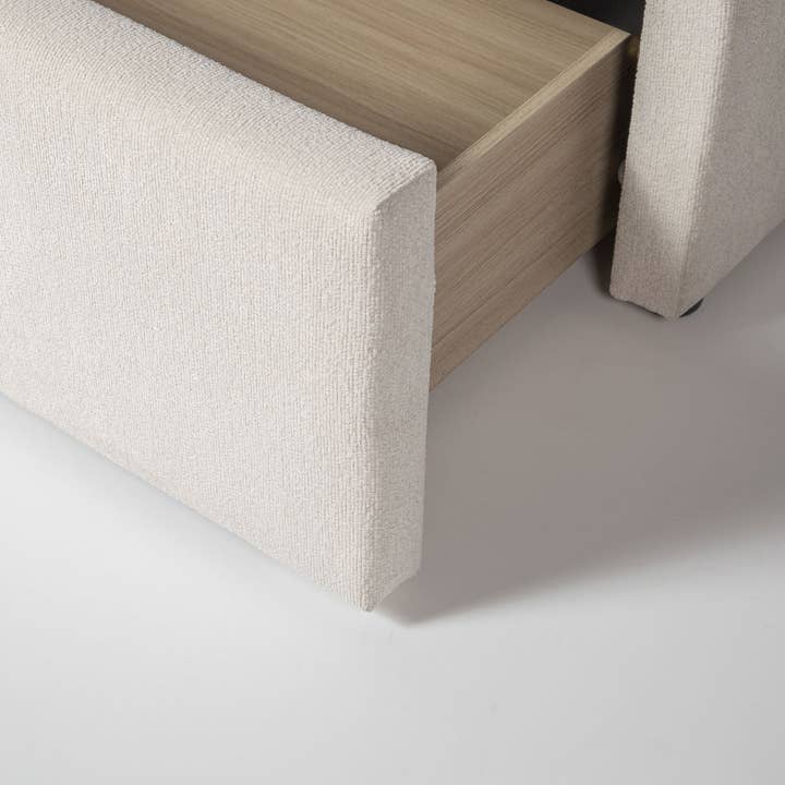 Style In Form - Wholesale Bed - Lourdes King Storage Drawer Bed - Cream17