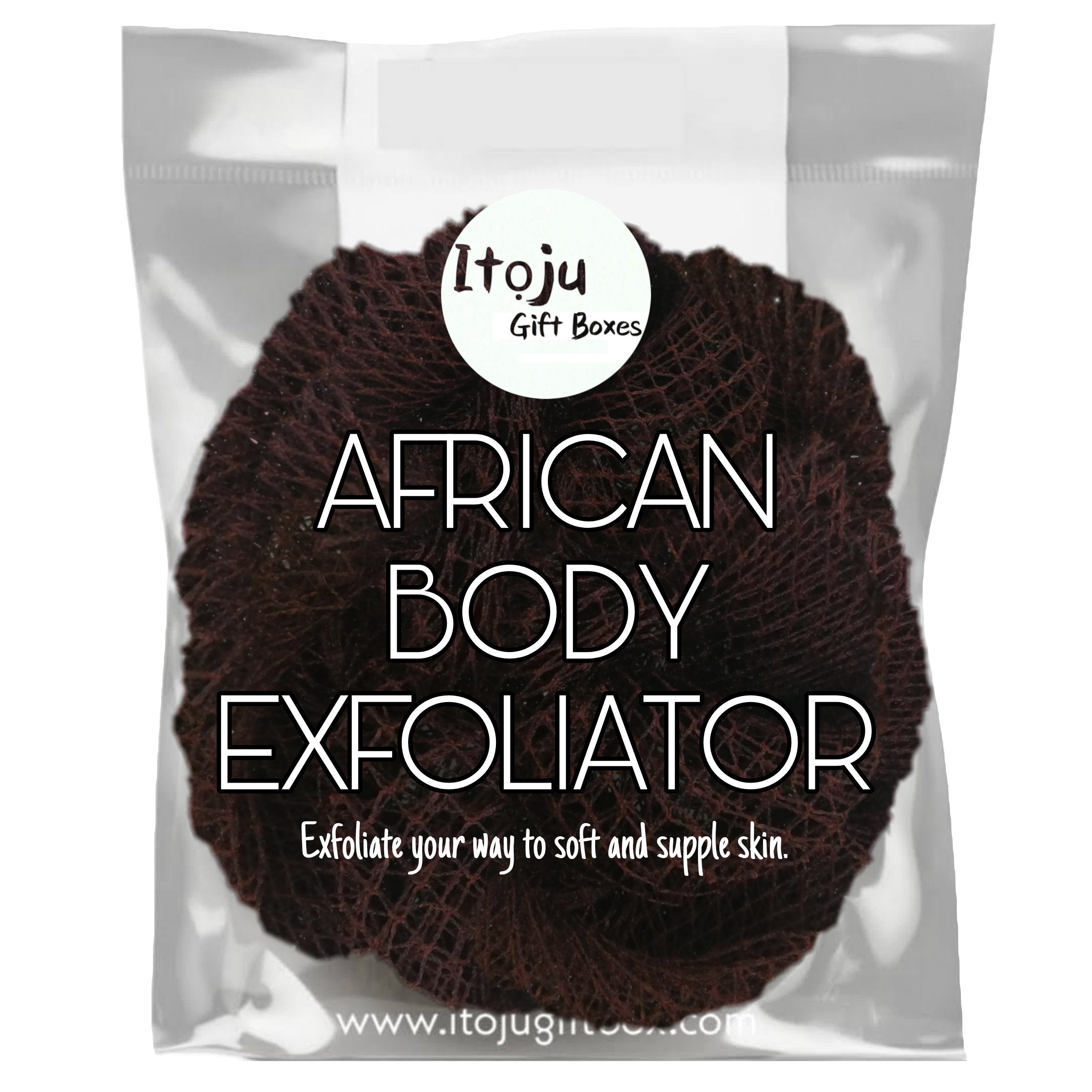 Itoju Gift Box – wholesale Bath pouf/sponge – African Body Exfoliator8