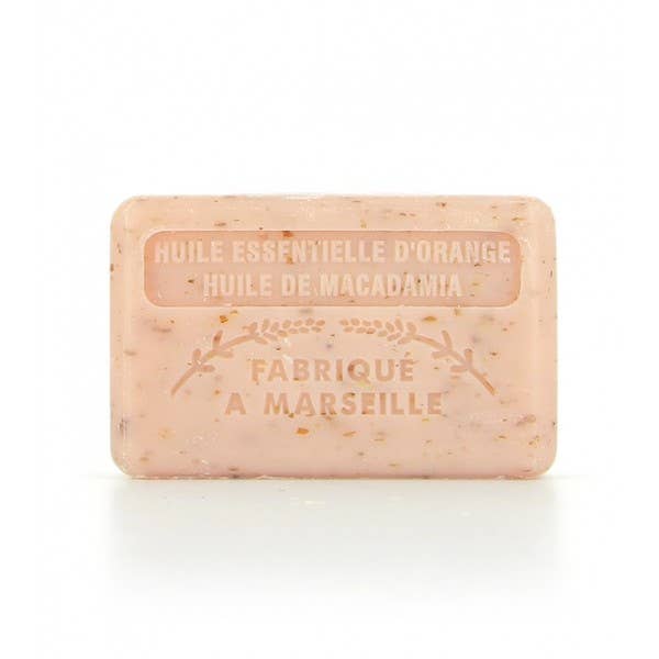 Savons.nl - Savon de marseille distributeur - Venta al por mayor Pastilla de jabón - 41 jabones exfoliantes "Tandem" con aceite de naranja y macadamia 125 g
