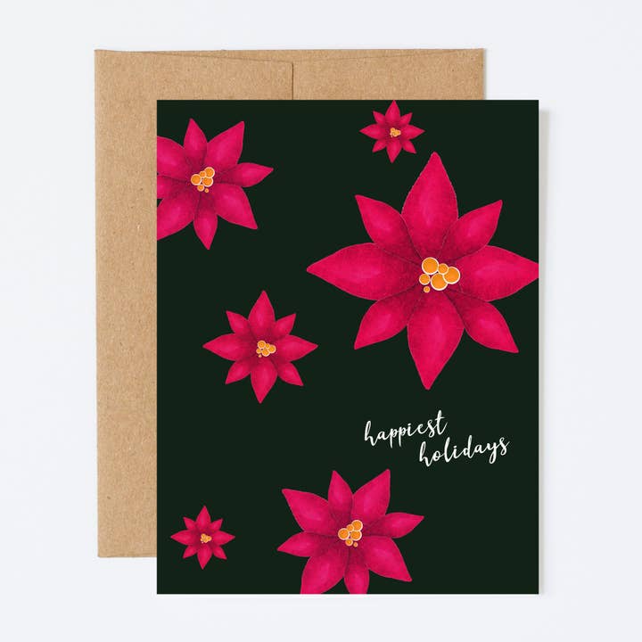 Happiest Holidays Poinsettias for wholesale by Shortpockets