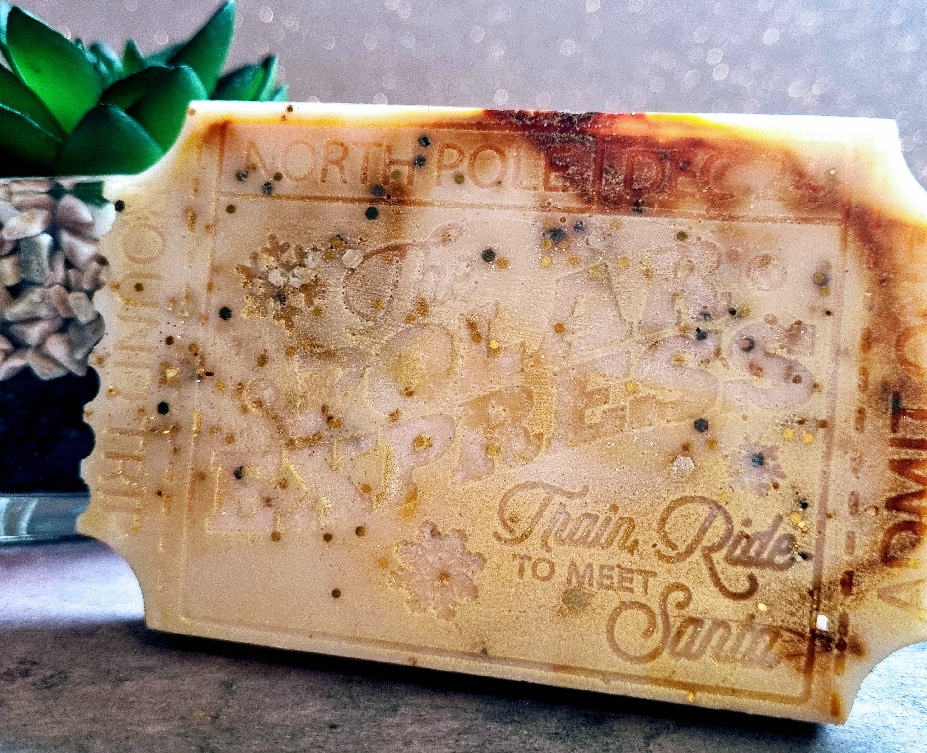 Aka Designs - Wholesale Wax melt - Polar express ticket shaped wax melt