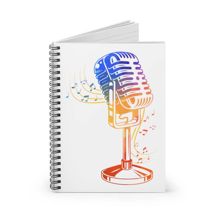 Teegarb LLC - Vente Cahiers - Carnet à spirale, instrument de musique original, clarinette, karaoké, musicien amateur, hilarant, maestro