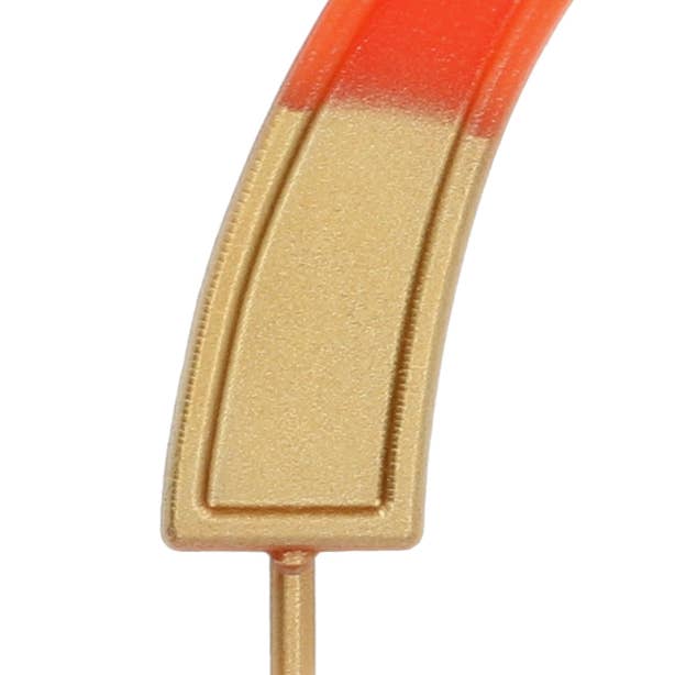 Candle Retro Number 7 Orange - 5 cm for wholesale by Folat BV