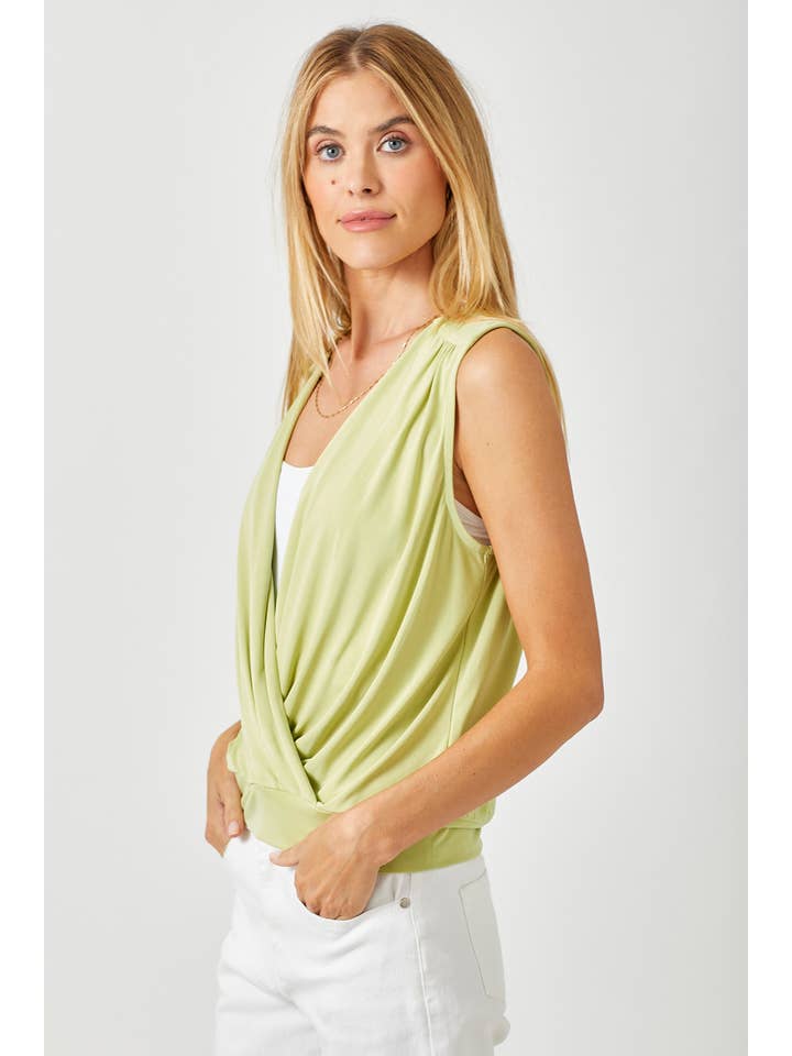 Mystree - Wholesale Blouse - Women's - 60608 Modal Plunging Neck Top9