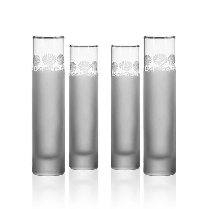 Rolf Glass - Wholesale Champagne Flute - Sea Shore 7.5" Stemless Champagne Flute/Bud Vase