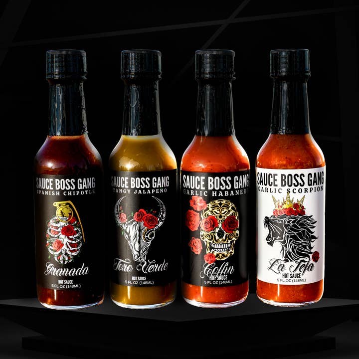 Toute la bande — La collection ultime de sauces piquantes pour la vente par Sauce Boss Gang